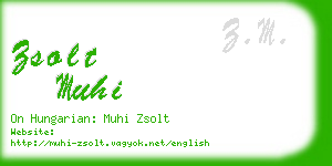 zsolt muhi business card